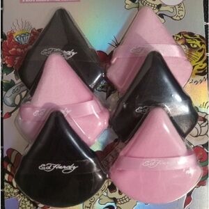 Ed Hardy Makeup Accessories triangle cosmetic makeup applicators new sealed